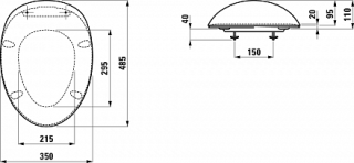 сиденье для унитаза 8.9297.1.000.000.1